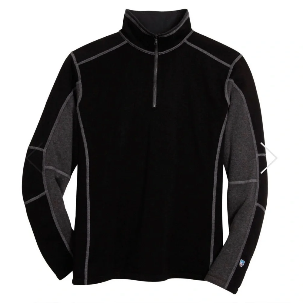 Kuhl Revel Quarter 1/4 Half Zipper Front Sweater Fleece Small Mens